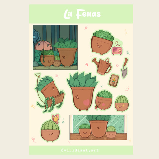 Lil Fellas Sticker Sheet